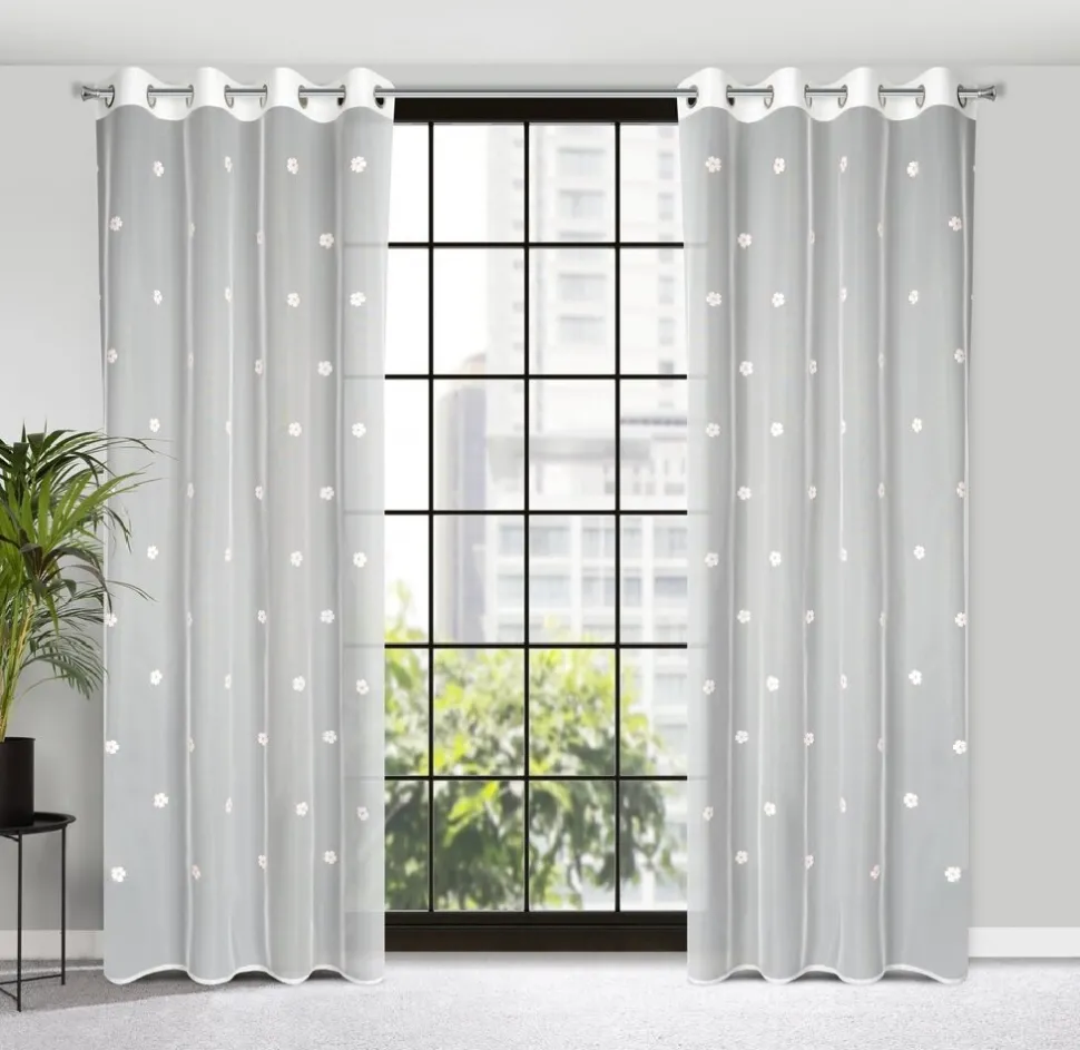 Firana gotowa 140x250 Elsa biała