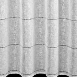 Firana KATY srebrny nadruk 140x250 cm