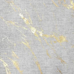Firana MOLLY1 140x270 cm biała/złota taśma