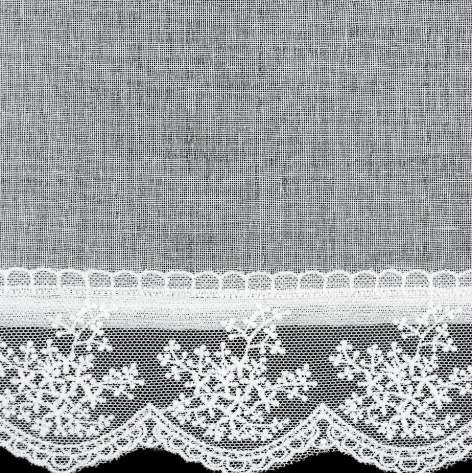 Firana SUSAN 350x140 cm biała koronka