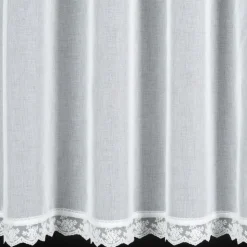 Firana SUSAN 350x140 cm biała koronka