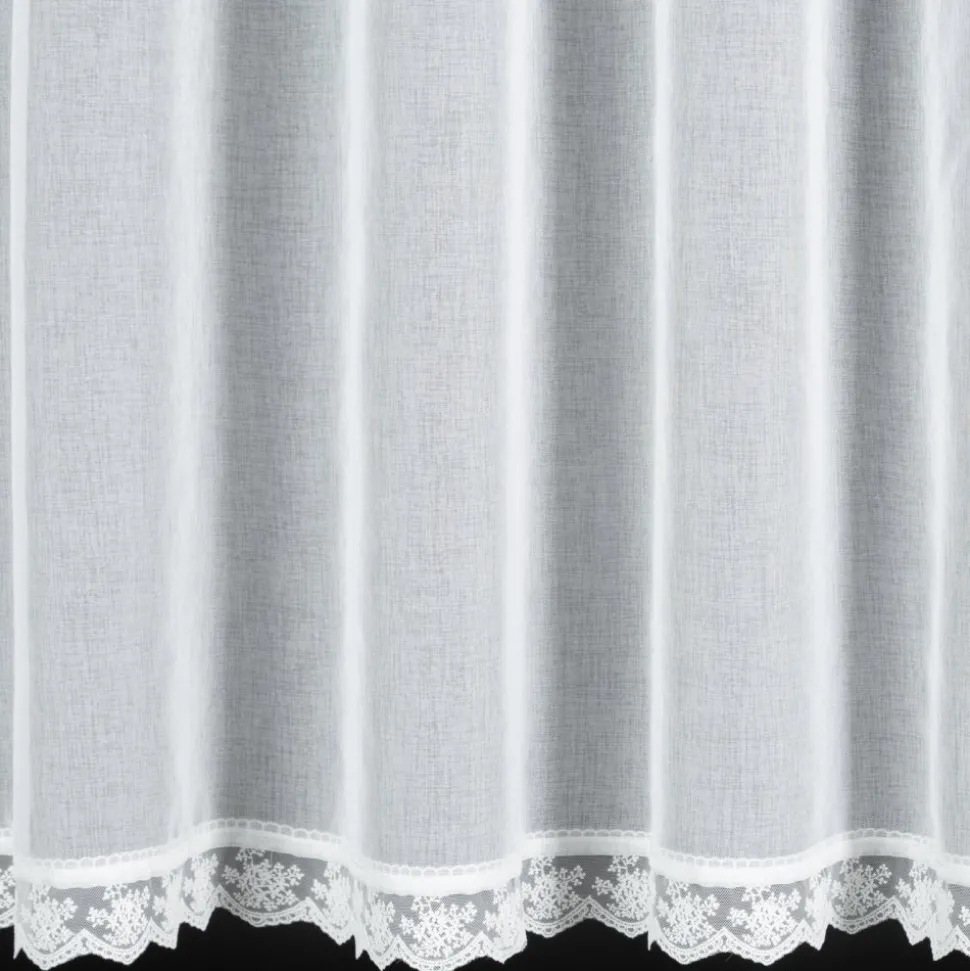 Firana SUSAN 350x140 cm biała koronka