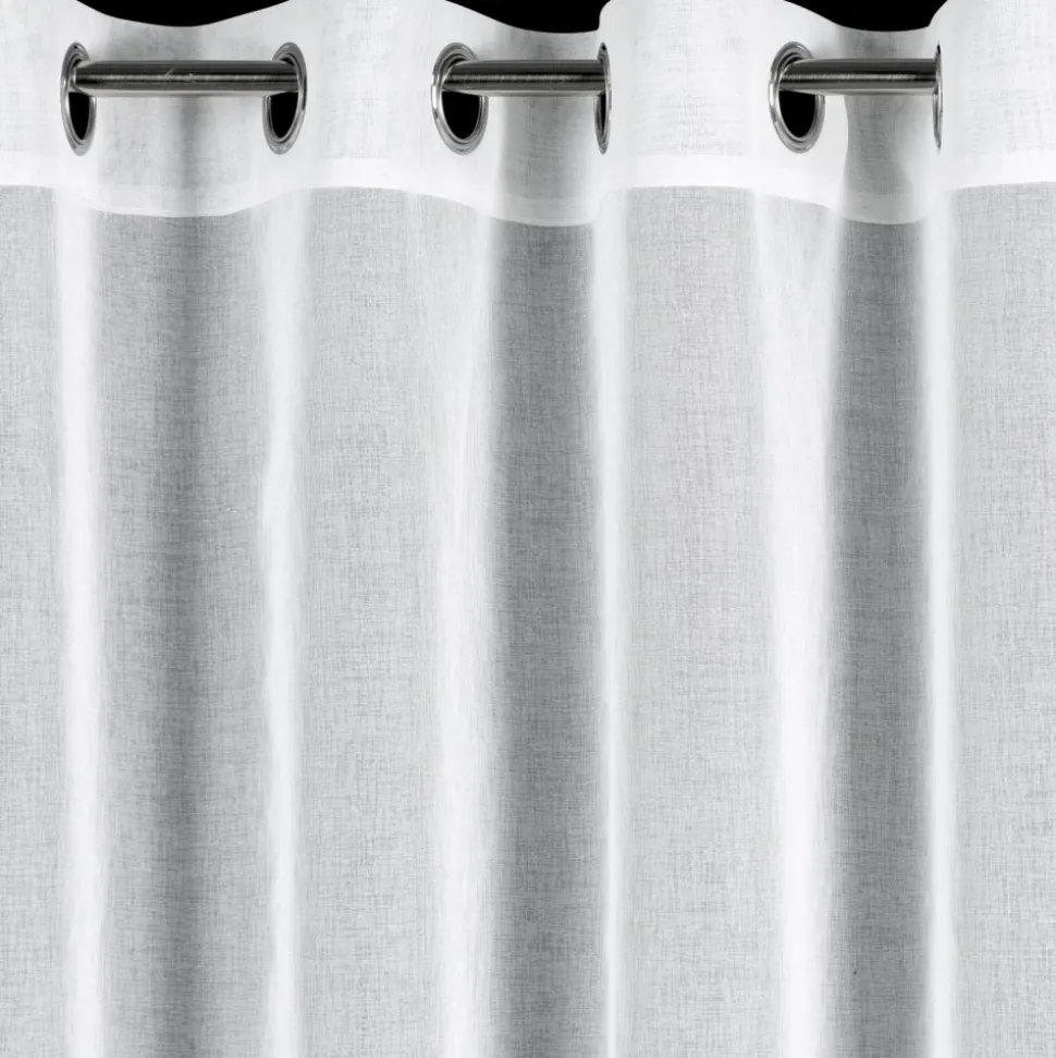 Firana SUSAN 350x140 cm biała koronka