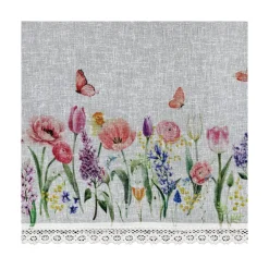 Firana zazdrostka BELLA 30x150 kwiaty
