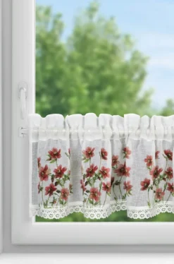 Firana zazdrostka ISA 30x150 kwiaty