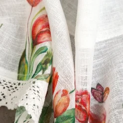 Firana zazdrostka STELLA 30x150 tulipany