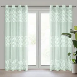 Firana ESTERI miętowa 140x250 cm etamina * EUROFIRANY B.B. Choczyńscy Sp.J. Best