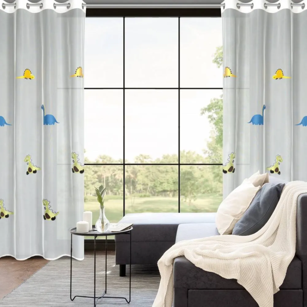 Firana gotowa 140x250 Dino biała * EUROFIRANY B.B. Choczyńscy Sp.J. Discount
