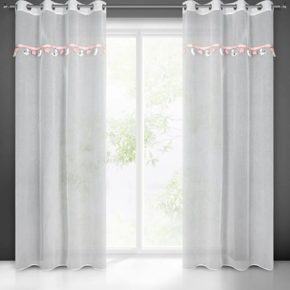 Firana gotowa z serii MOON 1 biała * EUROFIRANY B.B. Choczyńscy Sp.J. Discount