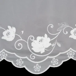 Firana LETI haft kwiatowy 350x160 cm * EUROFIRANY B.B. Choczyńscy Sp.J. Discount