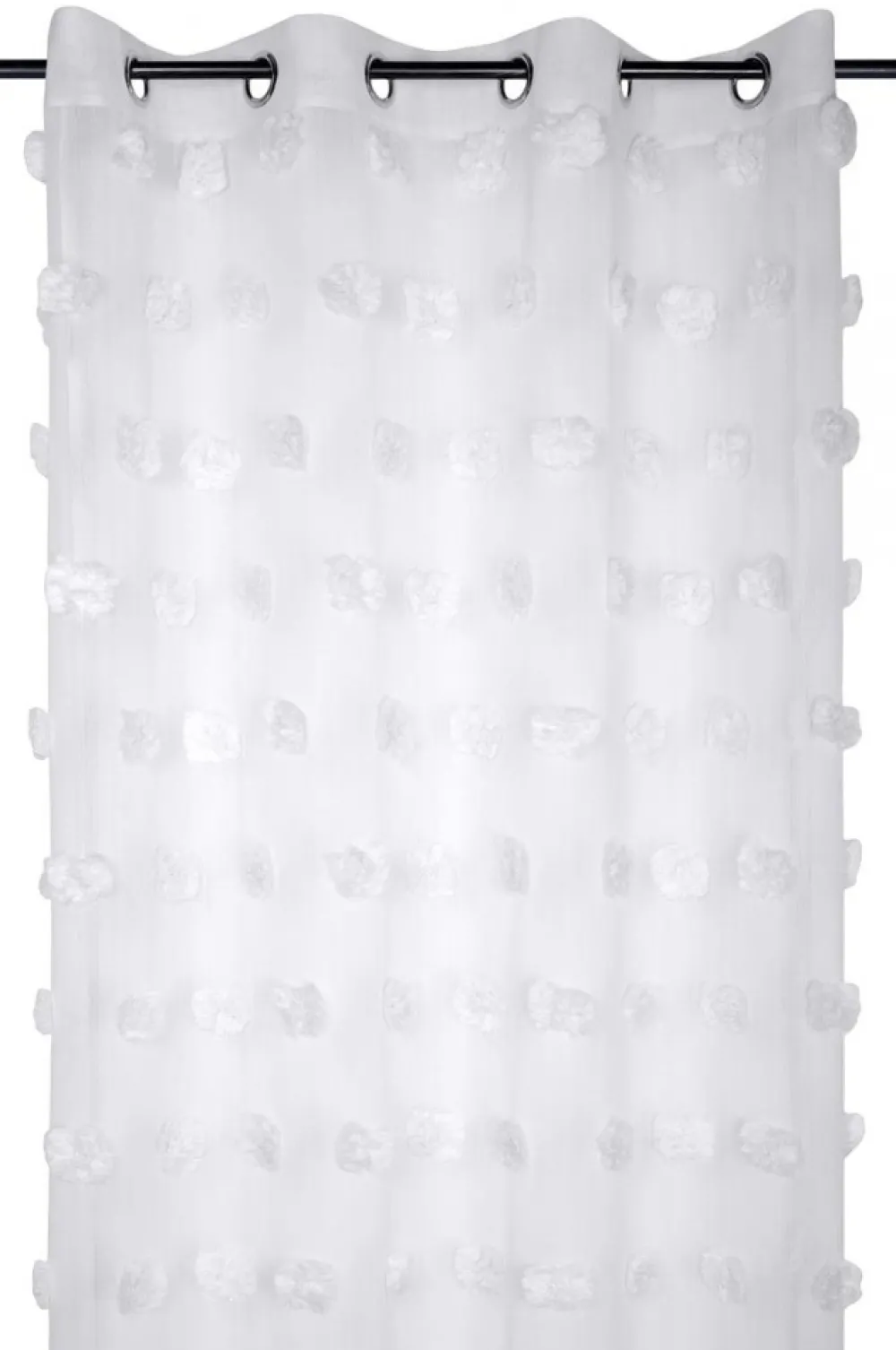 Firana POMPINOU 140x260 pompony 3D * STOF Outlet