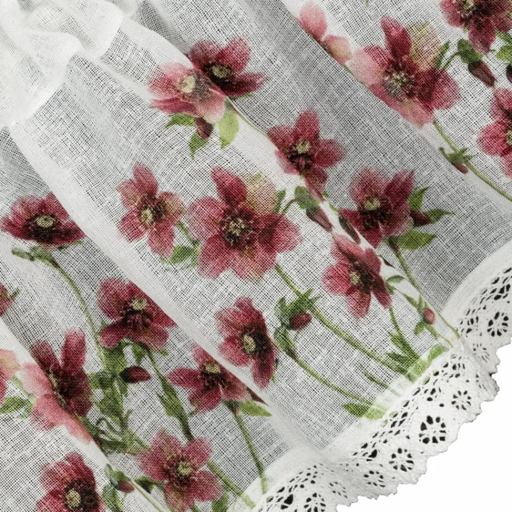 Firana zazdrostka ISA 60x150 kwiaty * EUROFIRANY B.B. Choczyńscy Sp.J. Sale