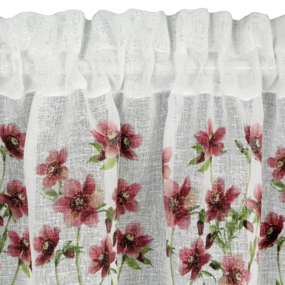 Firana zazdrostka ISA 60x150 kwiaty * EUROFIRANY B.B. Choczyńscy Sp.J. Sale