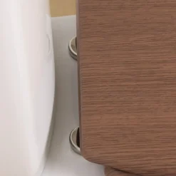 Formowana deska sedesowa kolor brązowy dąb * TENDANCE New
