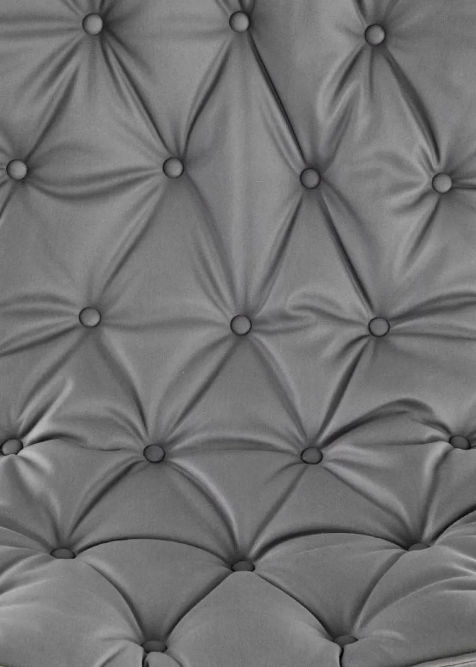 Fotel bujany Indigo ciemny popiel