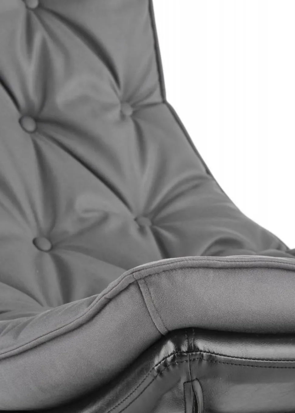 Fotel bujany Indigo ciemny popiel