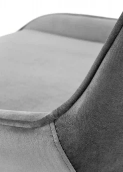 Fotel obrotowy Rico Velvet popielaty