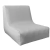 Fotel ogrodowy dmuchany 70x90x70 cm czarno-biały