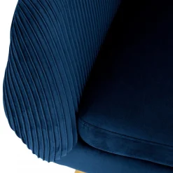 Fotel wypoczynkowy Solaro Velvet Blue