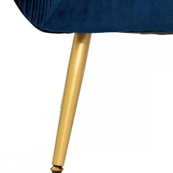 Fotel wypoczynkowy Solaro Velvet Blue