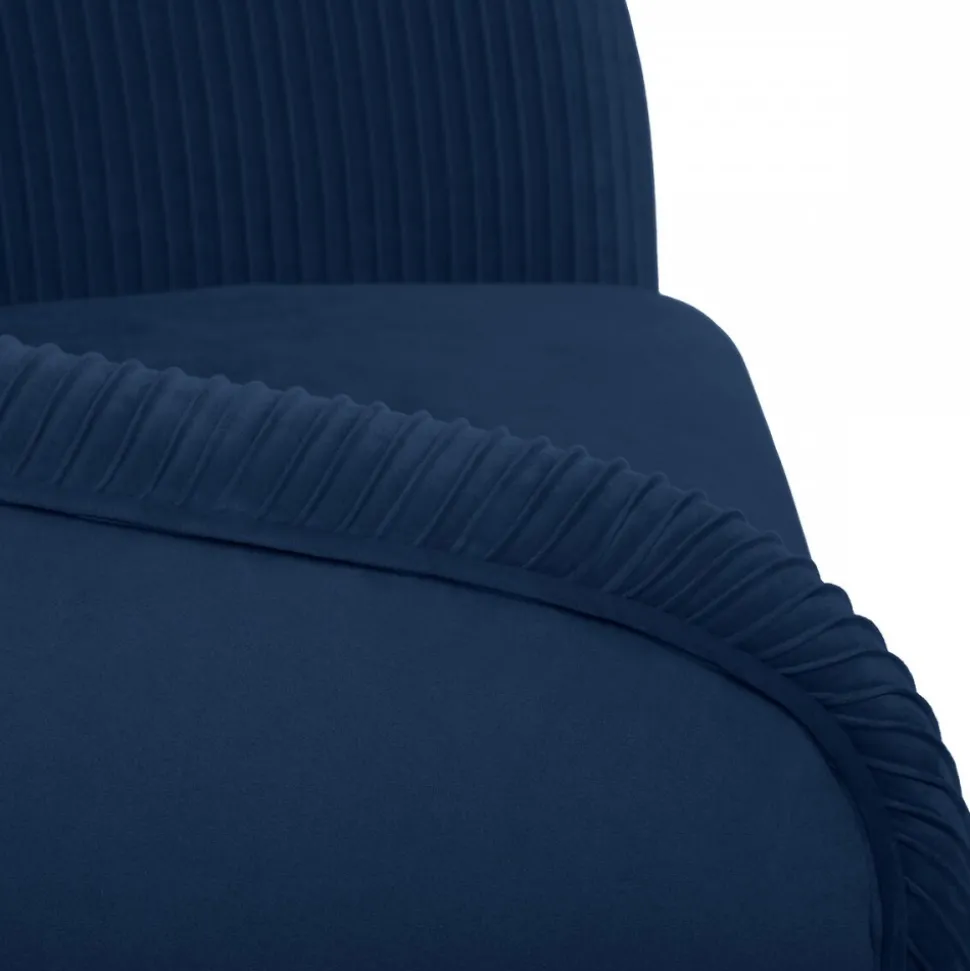 Fotel wypoczynkowy Solaro Velvet Blue
