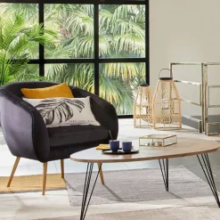 Fotel wypoczynkowy Solaro Velvet Grey