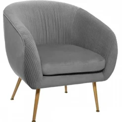 Fotel wypoczynkowy Solaro Velvet Grey
