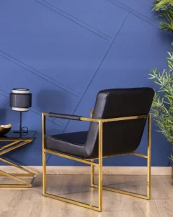 Fotel Kori Gold Black * HowHomely Best