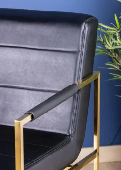 Fotel Kori Gold Black * HowHomely Best