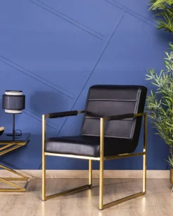 Fotel Kori Gold Black * HowHomely Best