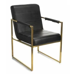 Fotel Kori Gold Black * HowHomely Best