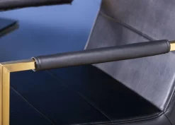 Fotel Kori Gold Black * HowHomely Best