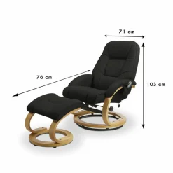 Fotel Matador czarny * Halmar Discount