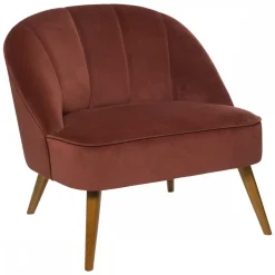 Fotel Naova Velvet Terracotta * Atmosphera Online