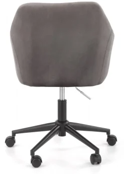 Fotel obrotowy Fresco Velvet popielaty * Halmar