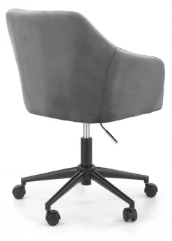 Fotel obrotowy Fresco Velvet popielaty * Halmar