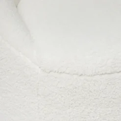 Fotel Romi biały boucle * Atmosphera Outlet