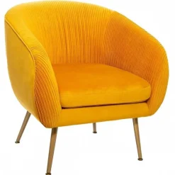 Fotel wypoczynkowy Solaro Velvet Mustard * Atmosphera
