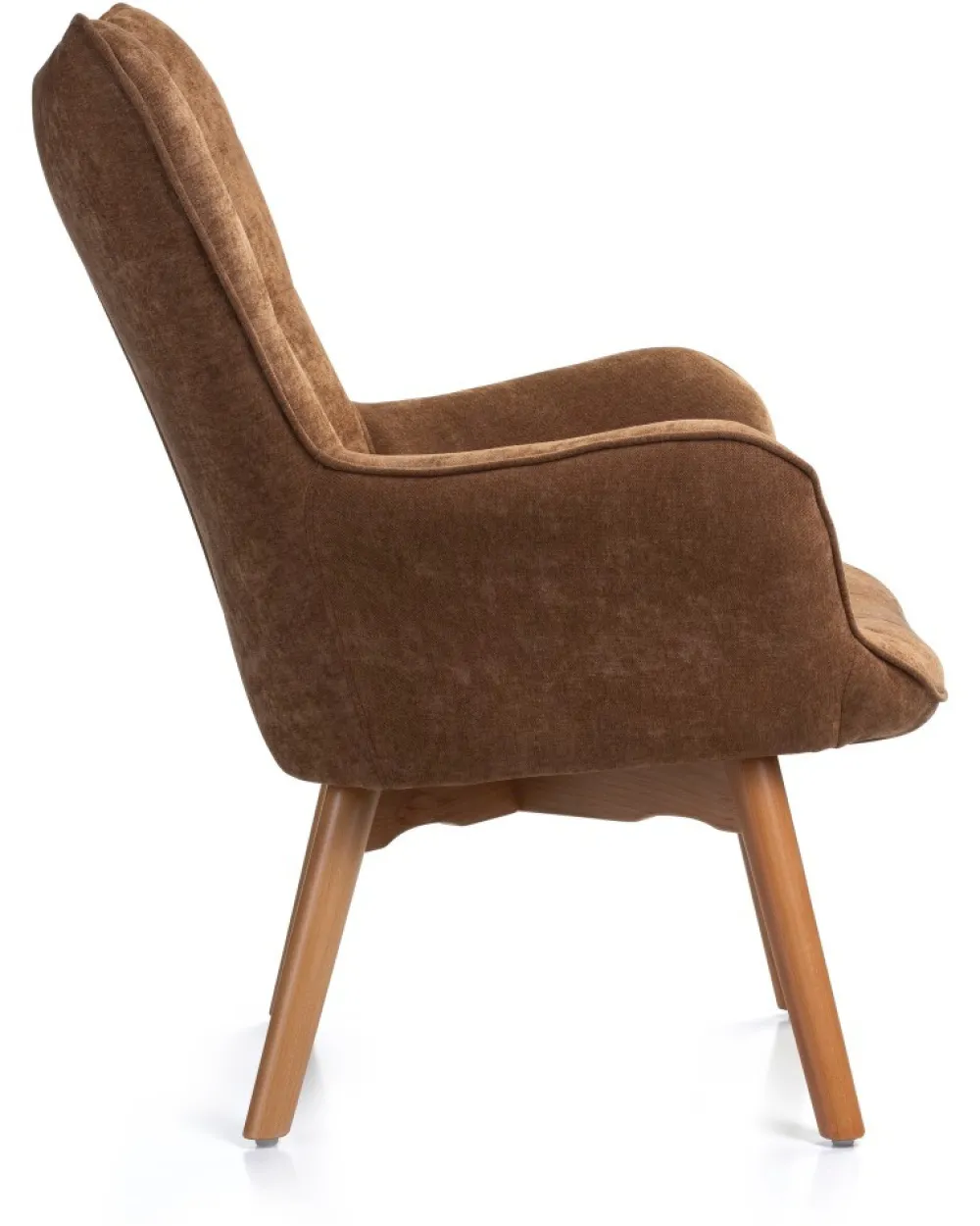 Fotel z podnóżkiem Grella Brown * HowHomely New
