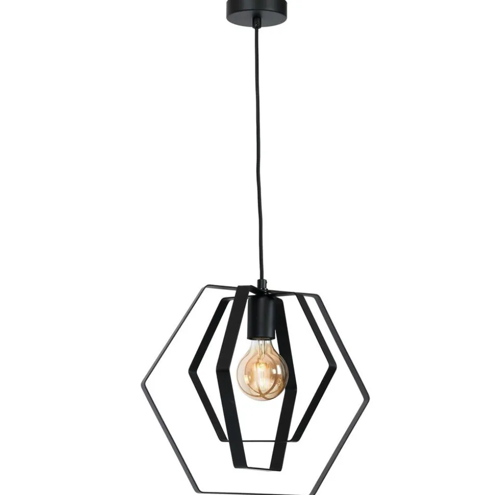Geometryczna lampa wisząca Hexagon 40 cm