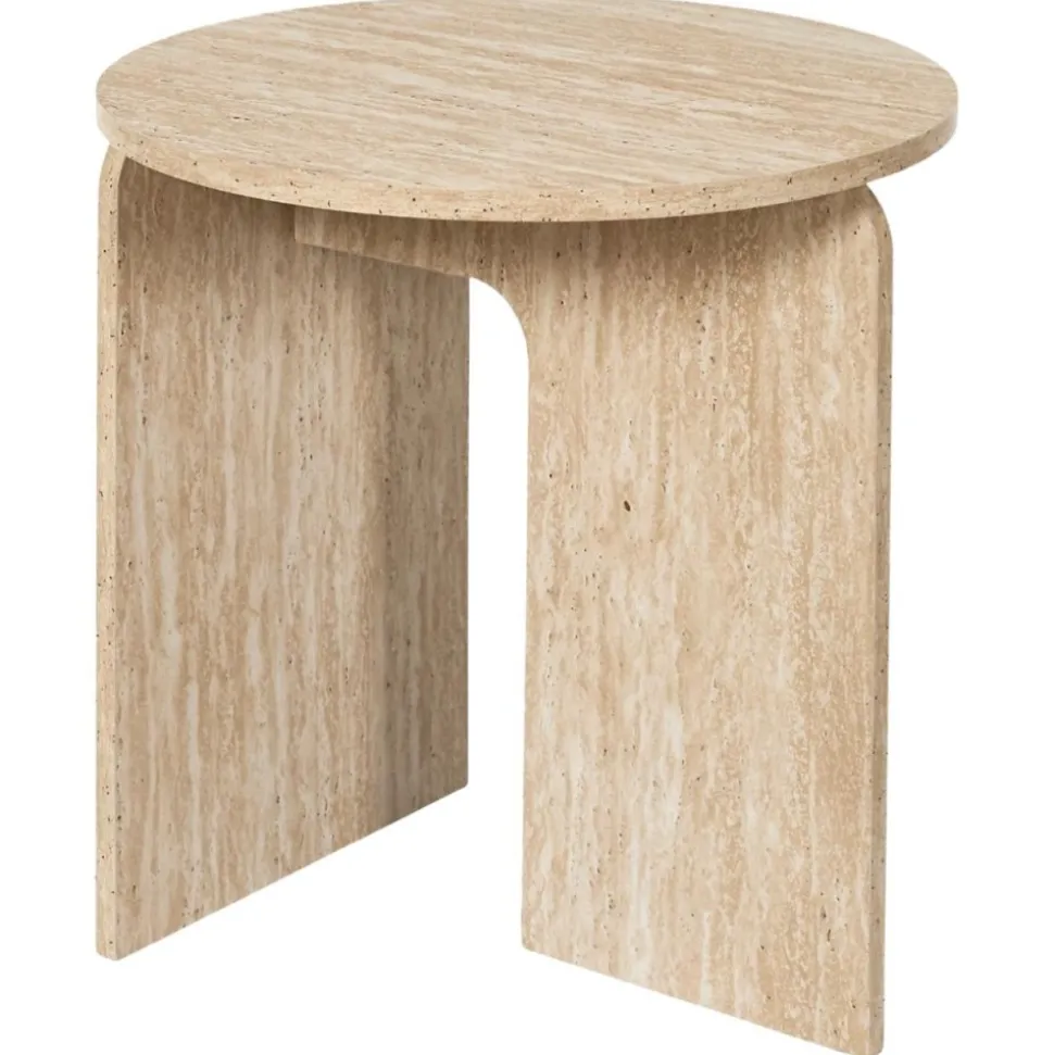 Geometryczny stolik kawowy Lykke piaskowy beż