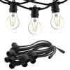 Girlanda ogrodowa FESTOON LIGHTS 6m czarna 10xE27 * Nowodvorski New