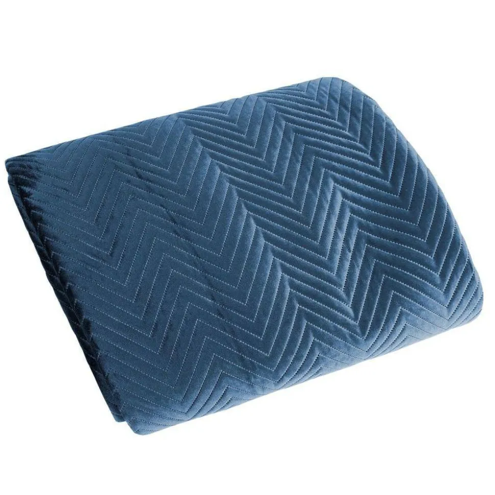 Granatowa narzuta SOFIA 200x220 cm