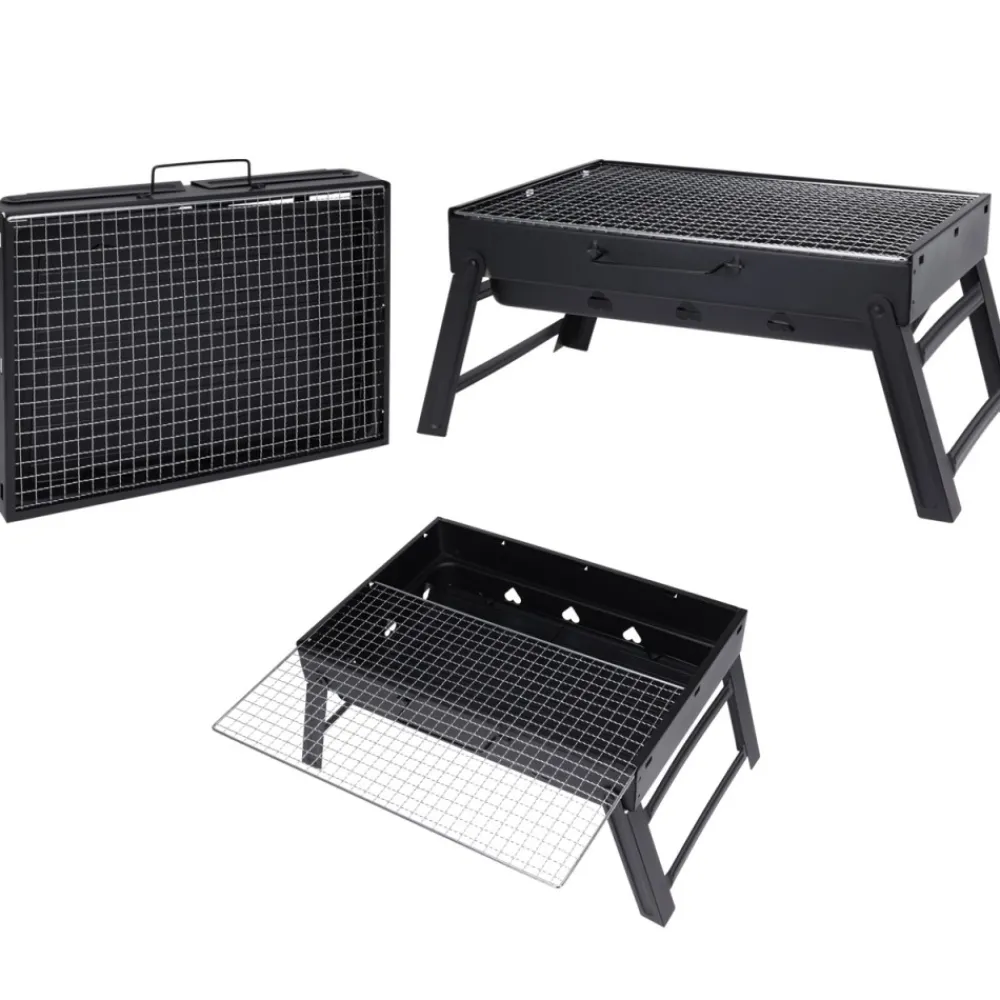 Grill węglowy turystyczny składany 43x29cm * Progarden Best