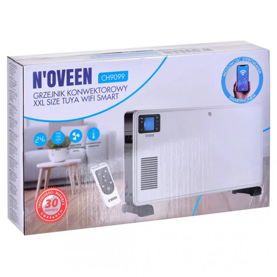 Grzejnik Konwektorowy Noveen CH9099 XXL SIZE Tuya WiFi Smart
