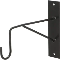 Hak do donic wiszących i lampionów czarny 21 cm