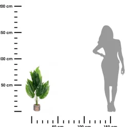 Helikonia sztuczna w ozdobnej doniczce 84 cm * IBERGARDEN Outlet