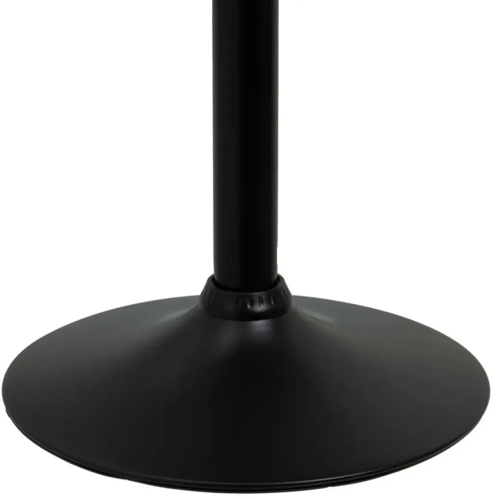 Hoker czarny skórzano-metalowy 105 cm