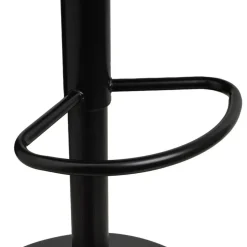 Hoker czarny skórzano-metalowy 105 cm
