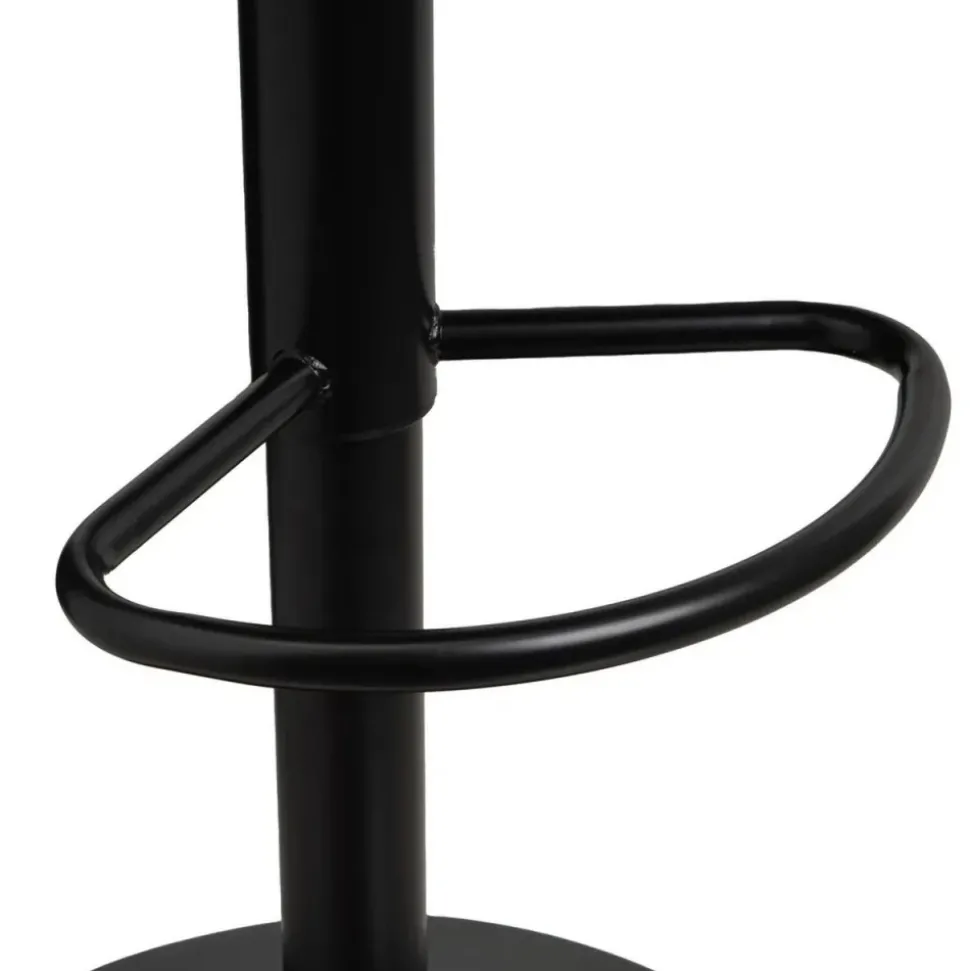 Hoker czarny skórzano-metalowy 105 cm